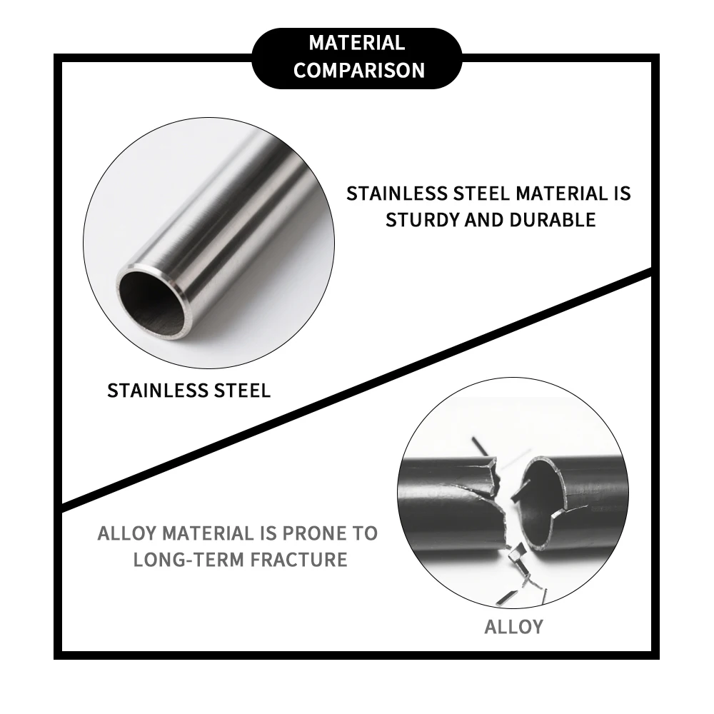 2/3m Stainless Steel Telescopic Rod, can be UIsed with 2.8m/3.2m tripod to Form Photography Frame Super Stable Loading