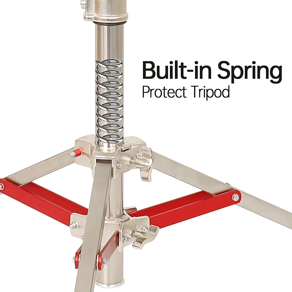 2/3m Stainless Steel Telescopic Rod, can be UIsed with 2.8m/3.2m tripod to Form Photography Frame Super Stable Loading