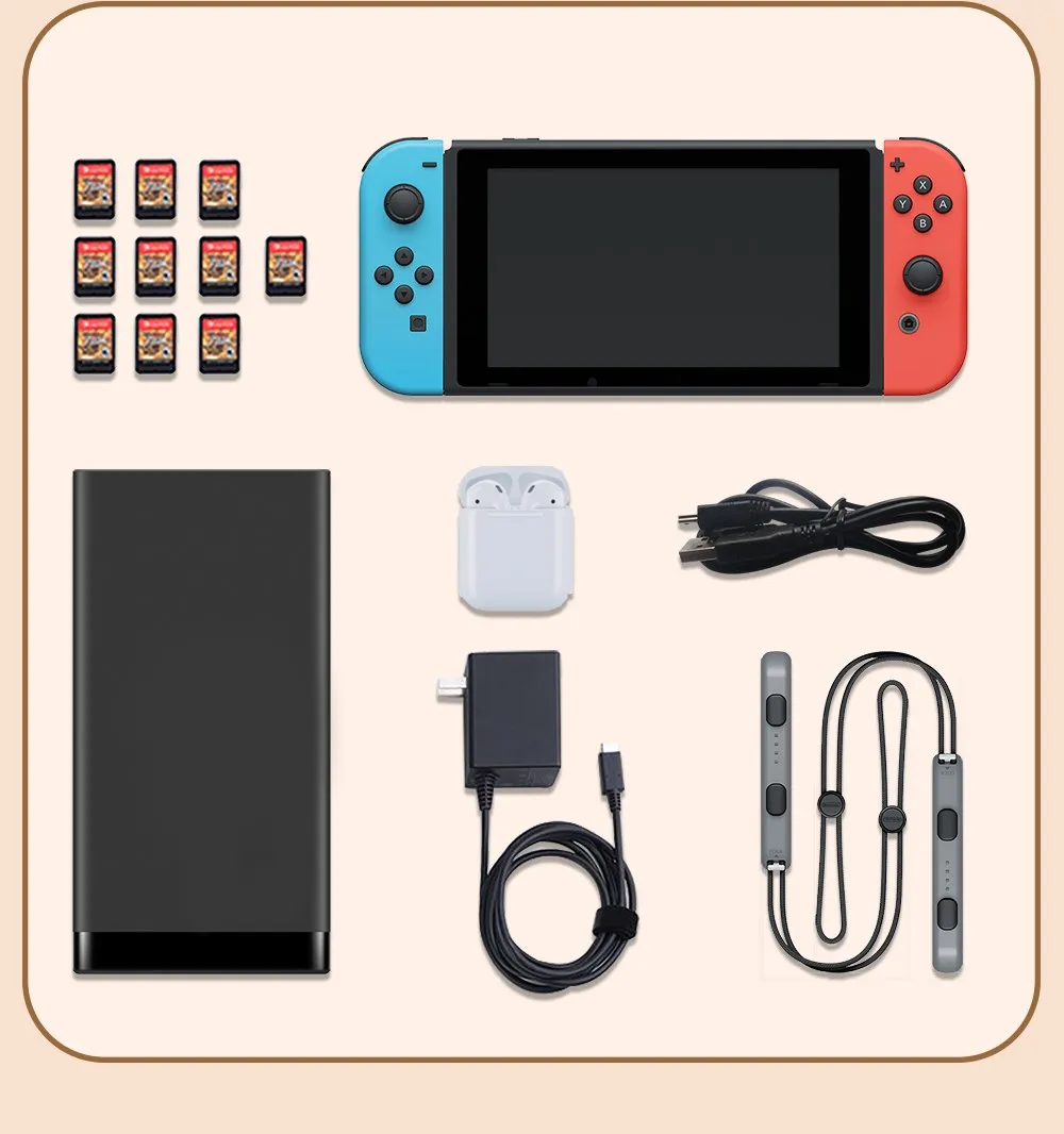 GeekShare Cat Ears Carry Case Compatible with Normal Switch and Switch OLED Portable Hardshell Carrying Case Game Accessories