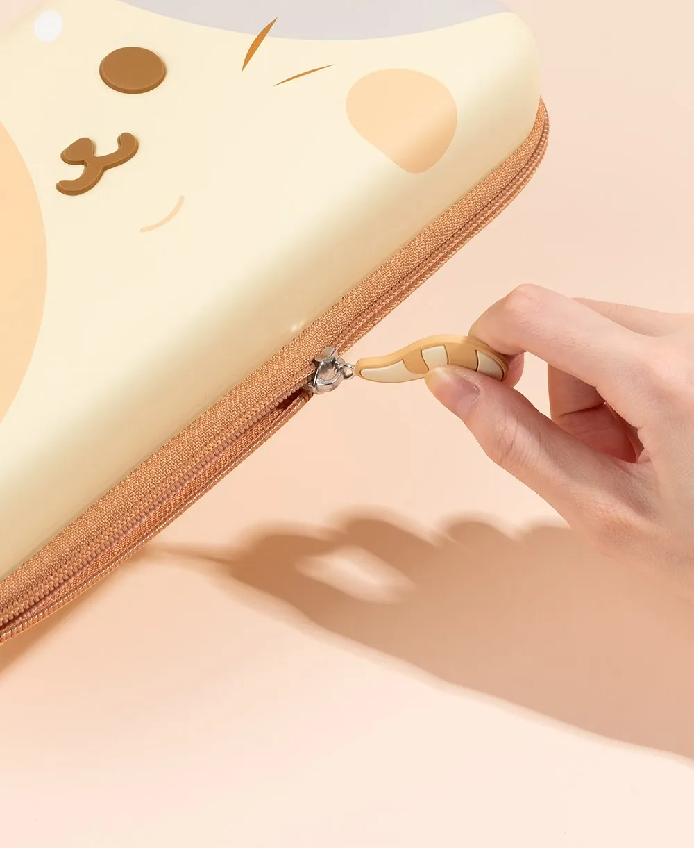 GeekShare Cat Ears Carry Case Compatible with Normal Switch and Switch OLED Portable Hardshell Carrying Case Game Accessories