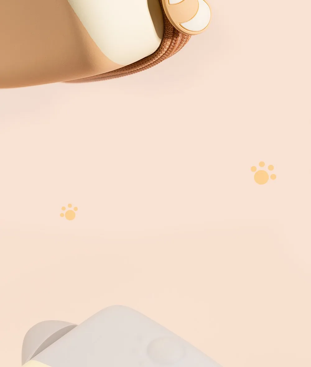 GeekShare Cat Ears Carry Case Compatible with Normal Switch and Switch OLED Portable Hardshell Carrying Case Game Accessories