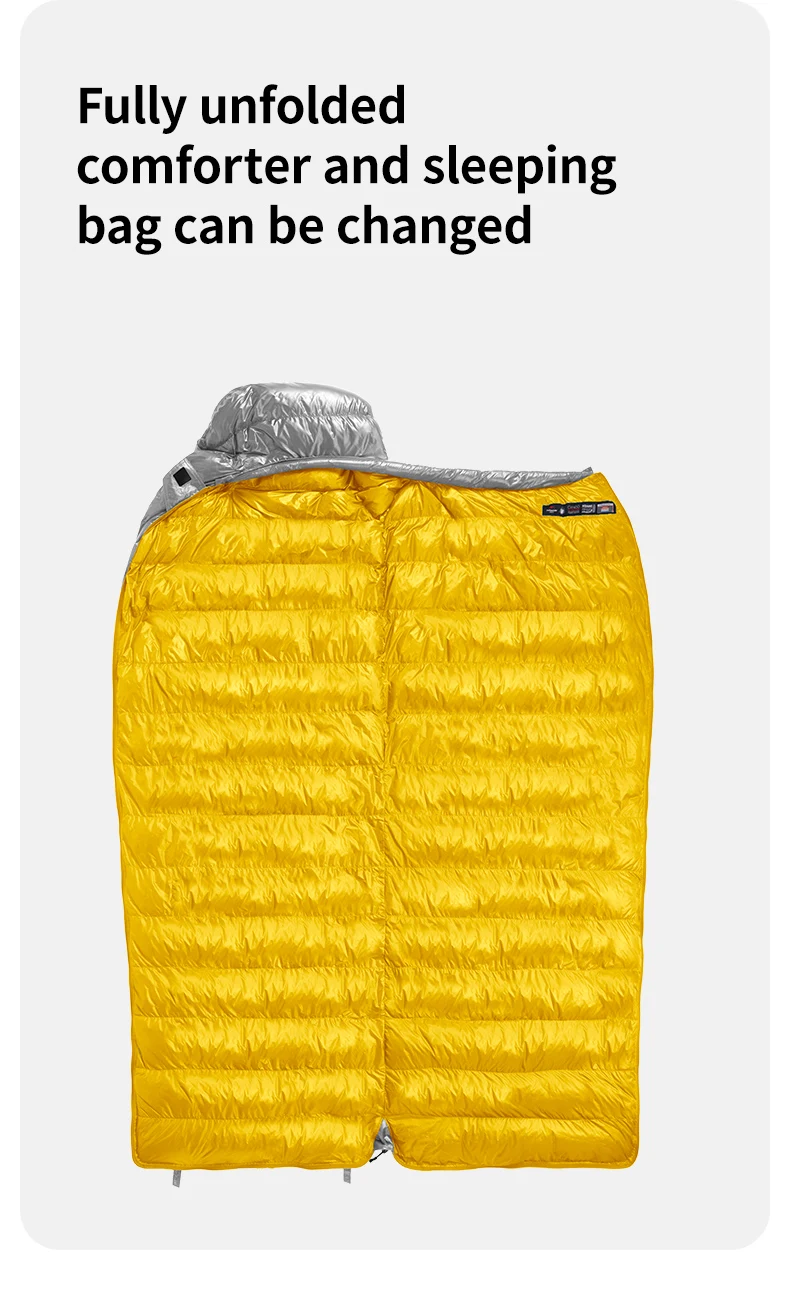 Naturehike CW400 CW700 Sleeping Bag Lightweight Duck Down Winter Thick Warm Ultralight Outdoor Hiking Camping Travel Equipment