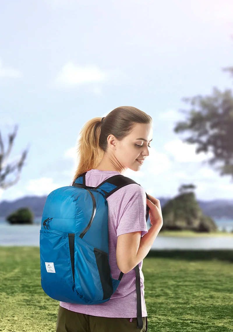 Naturehike Backpack Ultralight 22L Capacity Waterproof Woman Bag Outdoor Climbing Hiking Man Bags Fold Travel Camping Backpacks