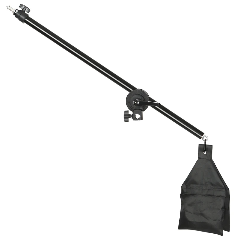 Tripod for Softbox Light Stand Photo Studio 2M with 1.4M Boom Arm Flexible Sandbag Supporting Lighting Photography Phone Flash