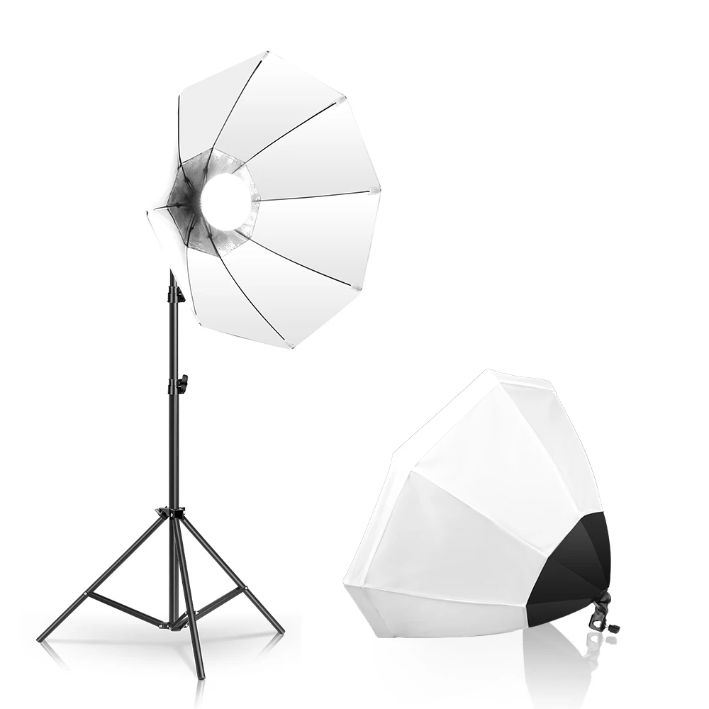 Tripod for Softbox Light Stand Photo Studio 2M with 1.4M Boom Arm Flexible Sandbag Supporting Lighting Photography Phone Flash
