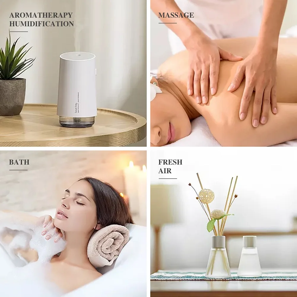 PHATOIL 12pcs Gift Box Pure Natural Essential Oils for Humidifiers Diffuser Massage Spa Lavender Lemongrass Tea Tree Citronella