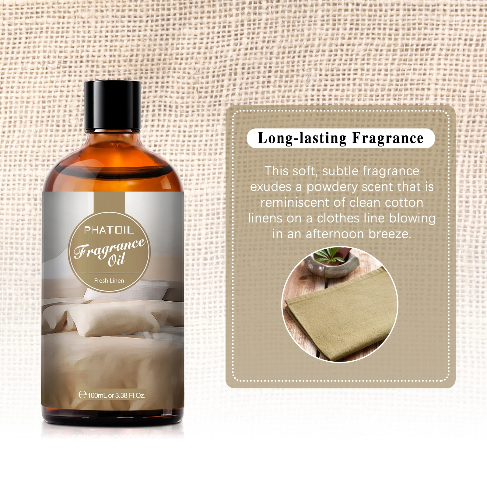 PHATOIL 100ml Fragrance Oil for Candle & Soap Making Aromatherapy Making Baby Powder Coffee White Musk Palmarosa Bubble Gum
