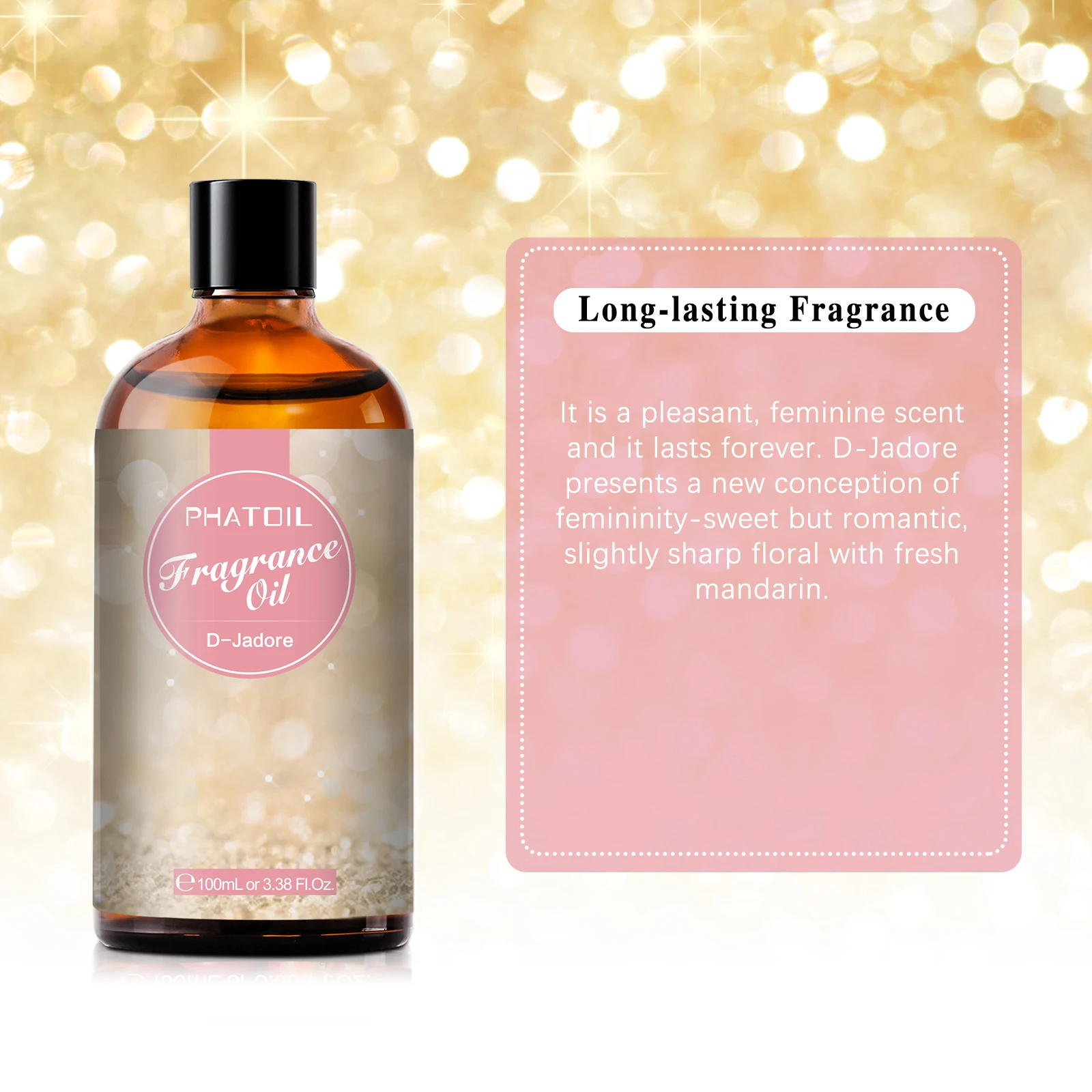 PHATOIL 100ml Fragrance Oil for Candle & Soap Making Aromatherapy Making Baby Powder Coffee White Musk Palmarosa Bubble Gum
