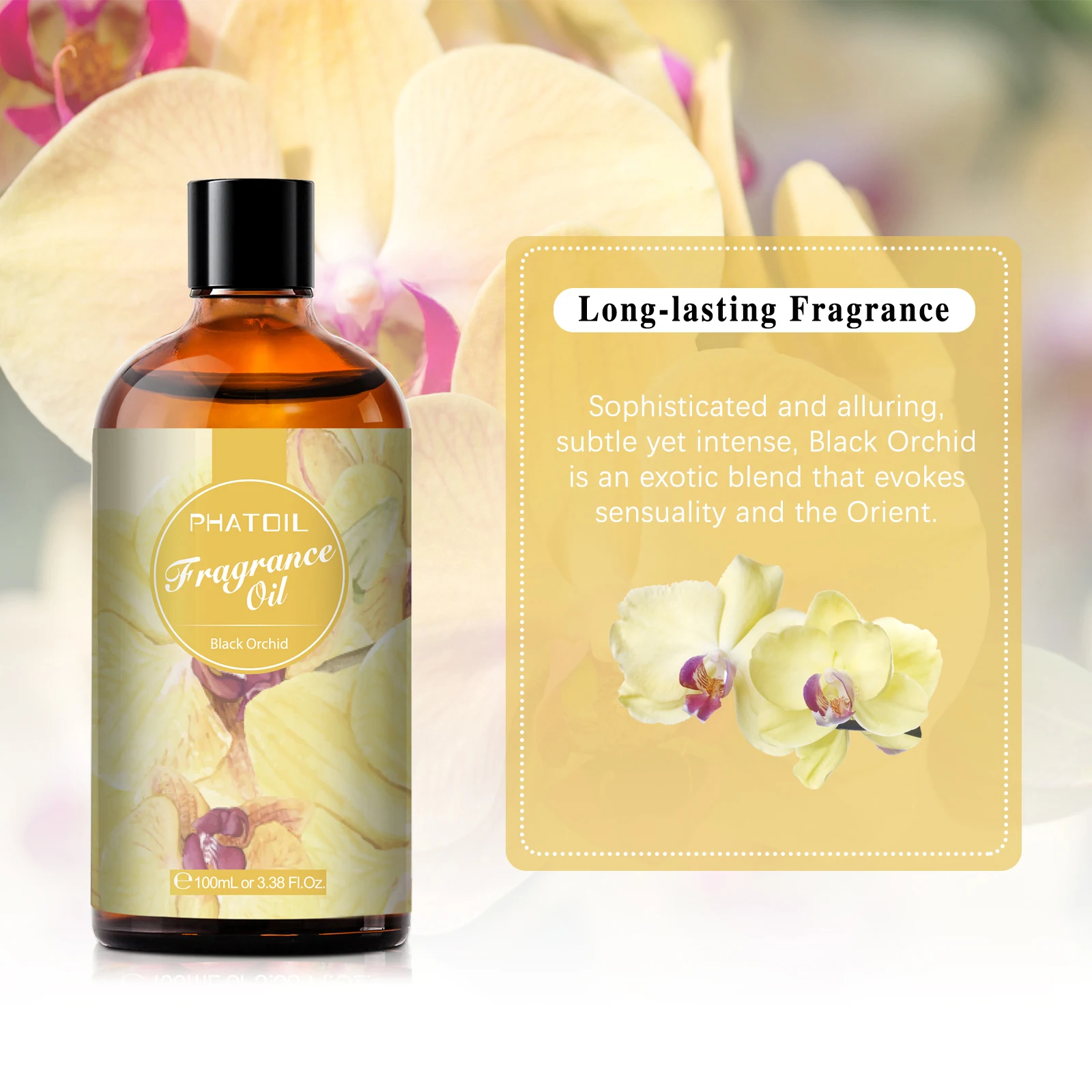 PHATOIL 100ml Fragrance Oil for Candle & Soap Making Aromatherapy Making Baby Powder Coffee White Musk Palmarosa Bubble Gum