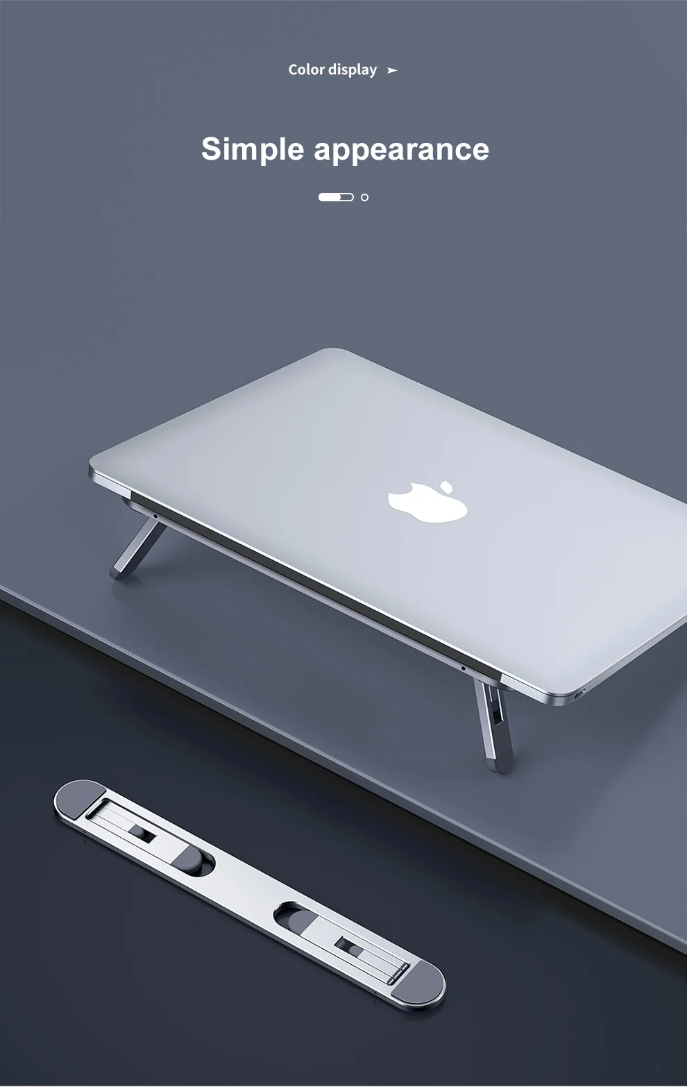 Oatsbasf Laptop Stand For MacBook Air Pro Support Tablet Portable Notebook Stand Mini Riser Foldable Tablet Holder Cooling Mount