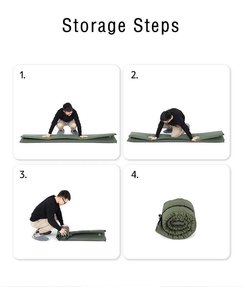 Naturehike Automatic Inflatable Cushion Outdoor Camping Mattress Travel Air Cushion Splicable Camping Mat Indoor Sleeping Pad