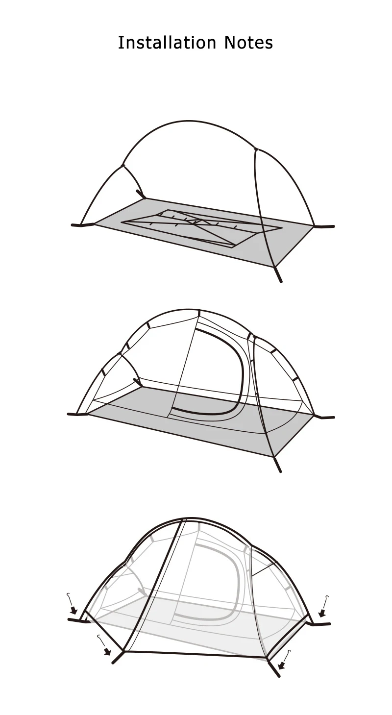 Naturehike Tent Ultralight 1 Person Cycling Tents Portable Backpacking Tent 20D Nylon Waterproof Tent Camping Tent Hiking Tent