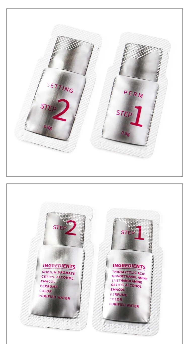 ICONSIGN 10 Pairs/Lot Sachet Lift Two Lotion 0.8g/Per Piece Lashes Lifting Quick Fixing 5 Minutes Setting Convenience Use