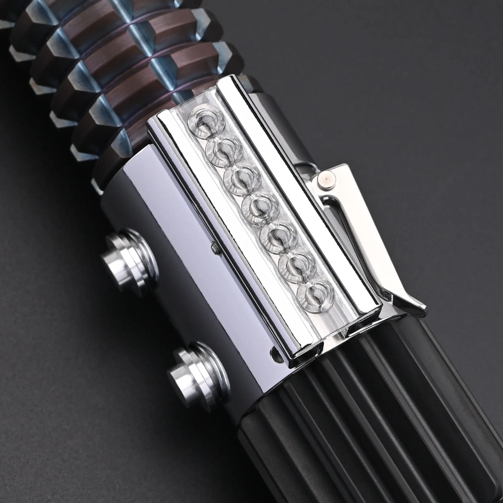 TXQSABER Replica OBW EP4 Kenobi Skywalker Collection Saber Bluetooth Metal Brass Hilt Jedi Master Cosplay Toys-No Blade
