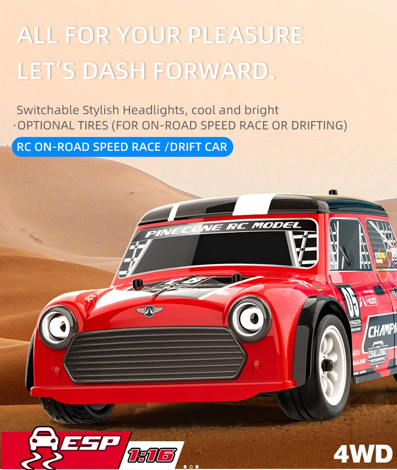 SG1607 SG1605 SG1606 UD1607 UD1608 Pro 1/16 RC Car High Speed 2.4G Brushless 4WD Drift Remote Control Racing Car toys For Boys