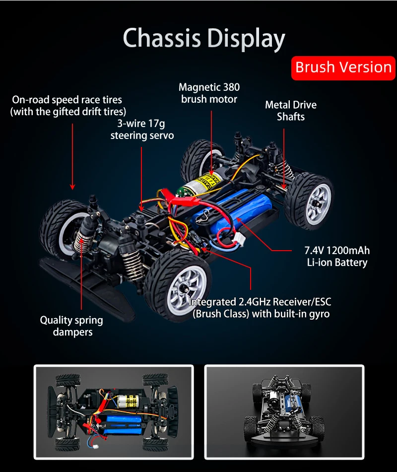 SG1607 SG1605 SG1606 UD1607 UD1608 Pro 1/16 RC Car High Speed 2.4G Brushless 4WD Drift Remote Control Racing Car toys For Boys