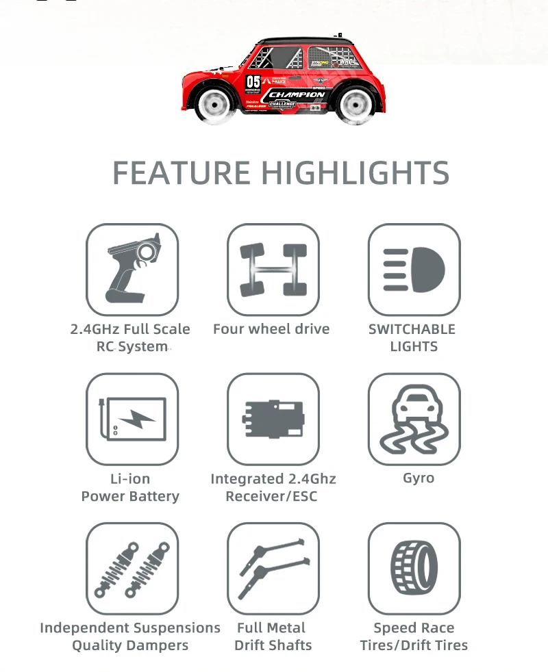 SG1607 SG1605 SG1606 UD1607 UD1608 Pro 1/16 RC Car High Speed 2.4G Brushless 4WD Drift Remote Control Racing Car toys For Boys