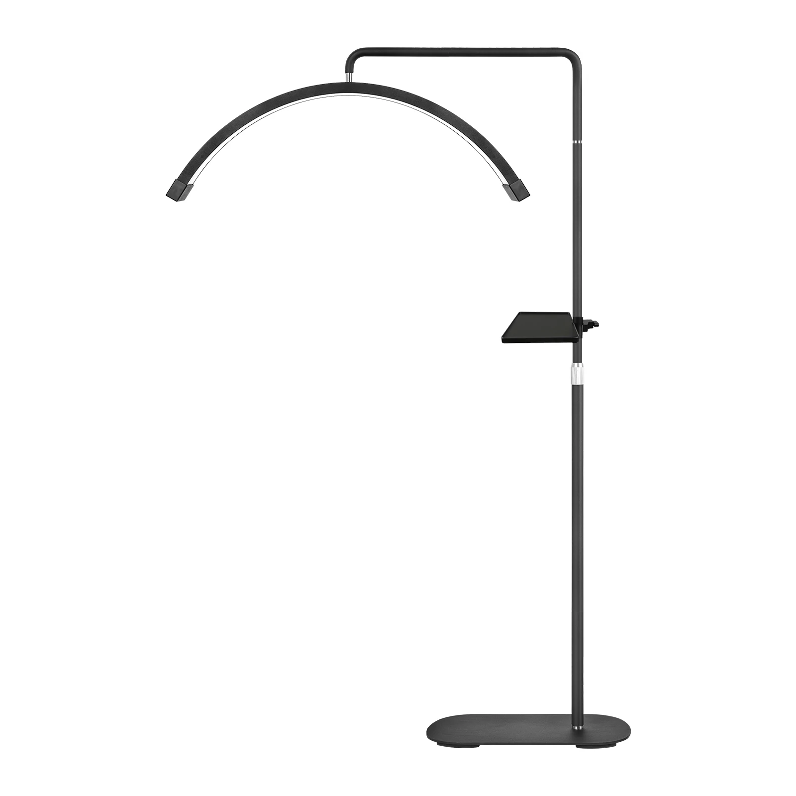 FOSOTO FT-Y9II 25inch Led Lash Light Half-Moon Light Led Video Light With Floor Tripod For Tattoo Beauty Salon Eyelash