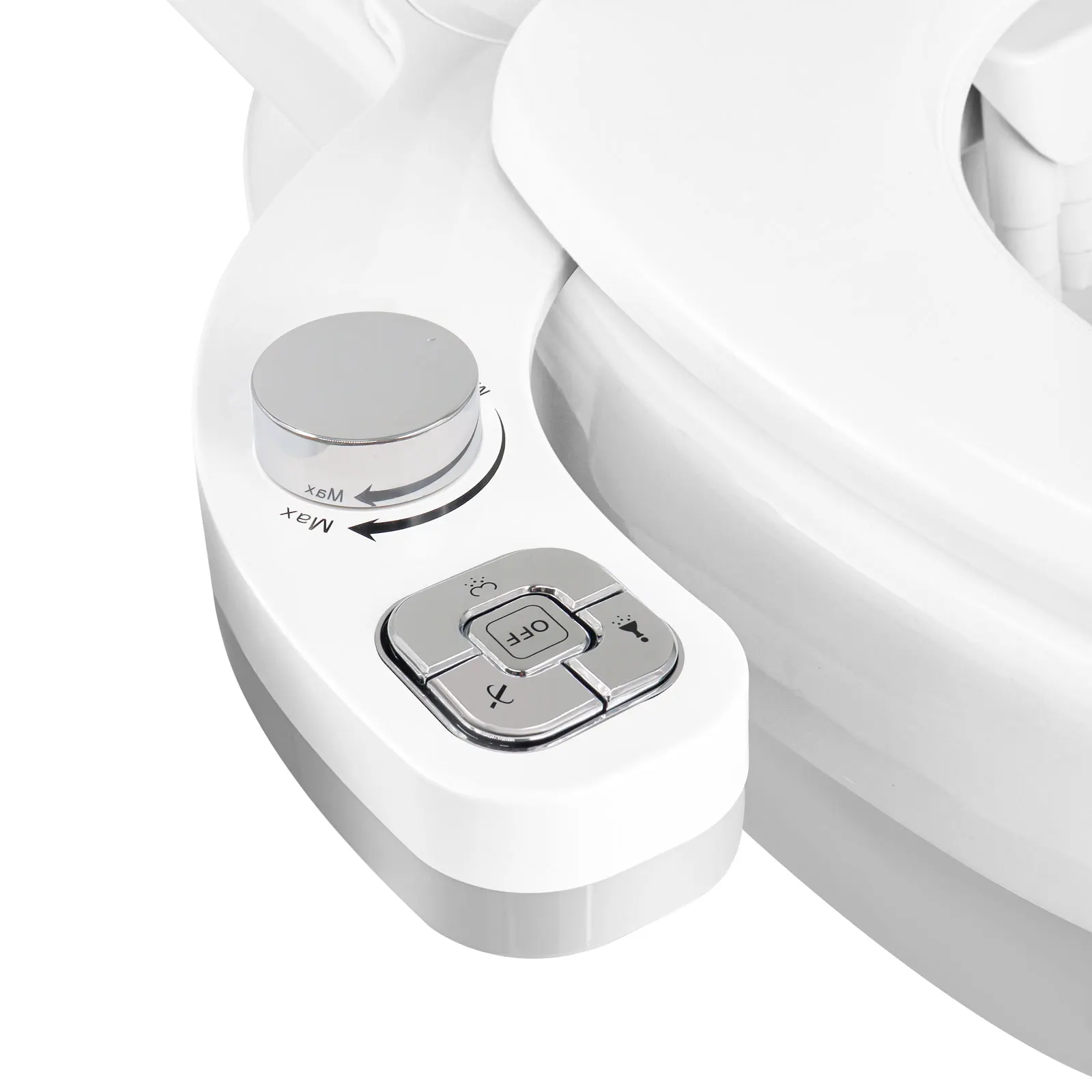 SAMODRA New Bidet Toilet Seat Attachment Toilet Bidet Sprayer Ultra-Thin 3 Funtions Ass Bidet Shower Hygienic Wash For Bathroom