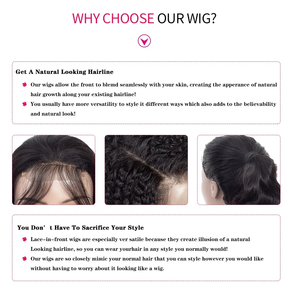 Loose Deep Wave Human Hair Wigs 13x4 Lace Frontal Human Hair Wig Loose Wave Curly Lace Front Wig 30Inch Pre-Plucked Lace Wigs