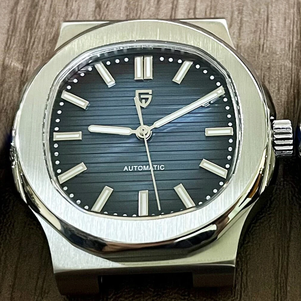 PAGANI DESIGN 40MM Sapphire Seagull ST6 Mechanical Stainless Steel Men's Watch Automatic Winding Waterproof Relogio Masculino
