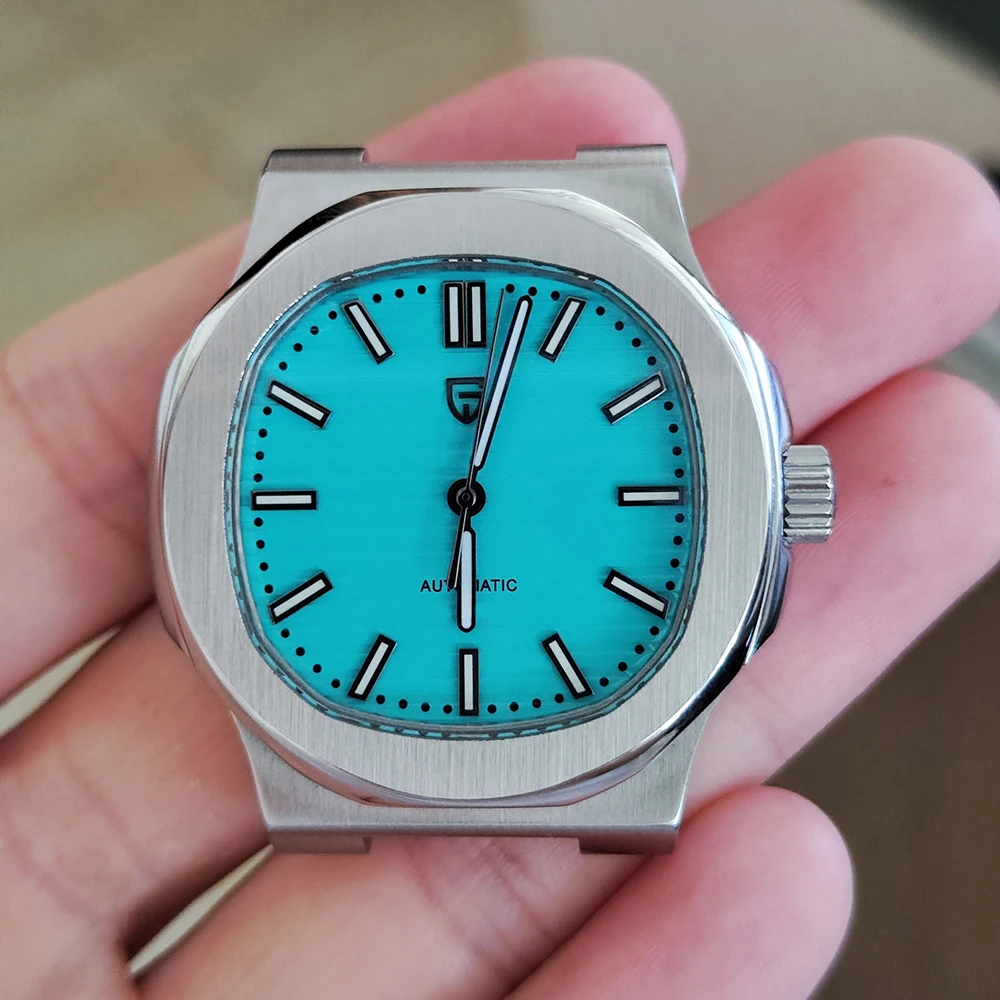 PAGANI DESIGN 40MM Sapphire Seagull ST6 Mechanical Stainless Steel Men's Watch Automatic Winding Waterproof Relogio Masculino