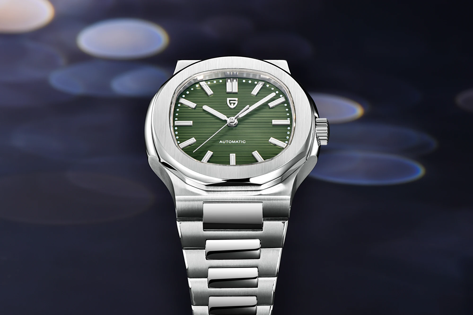 PAGANI DESIGN 40MM Sapphire Seagull ST6 Mechanical Stainless Steel Men's Watch Automatic Winding Waterproof Relogio Masculino