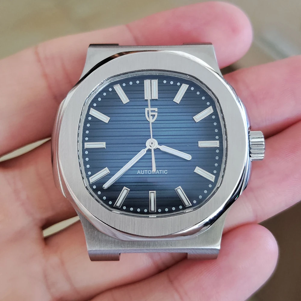 PAGANI DESIGN 40MM Sapphire Seagull ST6 Mechanical Stainless Steel Men's Watch Automatic Winding Waterproof Relogio Masculino
