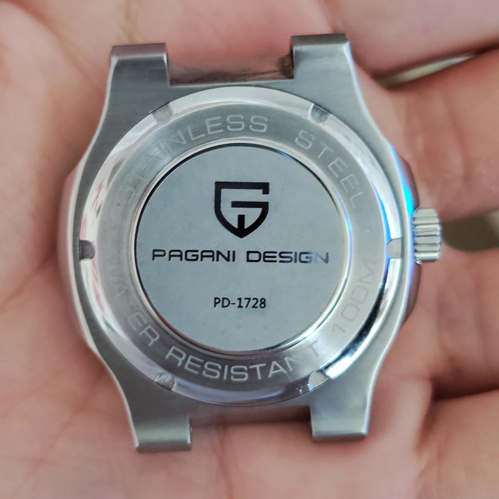 PAGANI DESIGN 40MM Sapphire Seagull ST6 Mechanical Stainless Steel Men's Watch Automatic Winding Waterproof Relogio Masculino