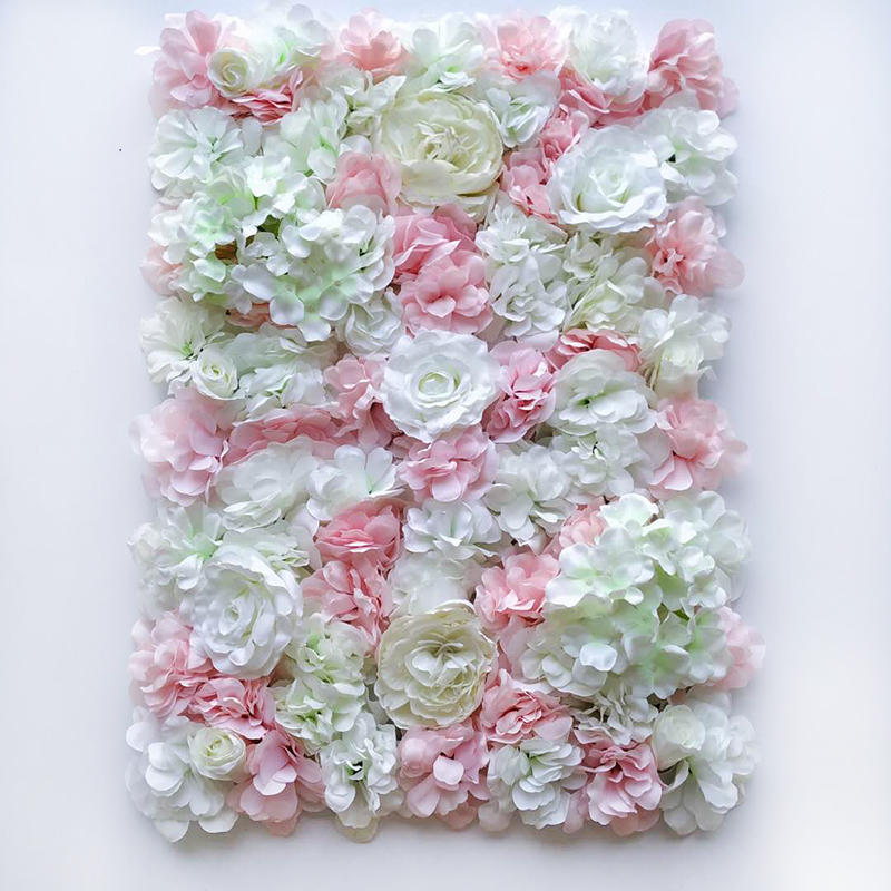 40x60cm Silk Rose Flower Champagne Artificial Flower for Wedding Decoration Flower Wall Panels Romantic Wedding Backdrop Decor
