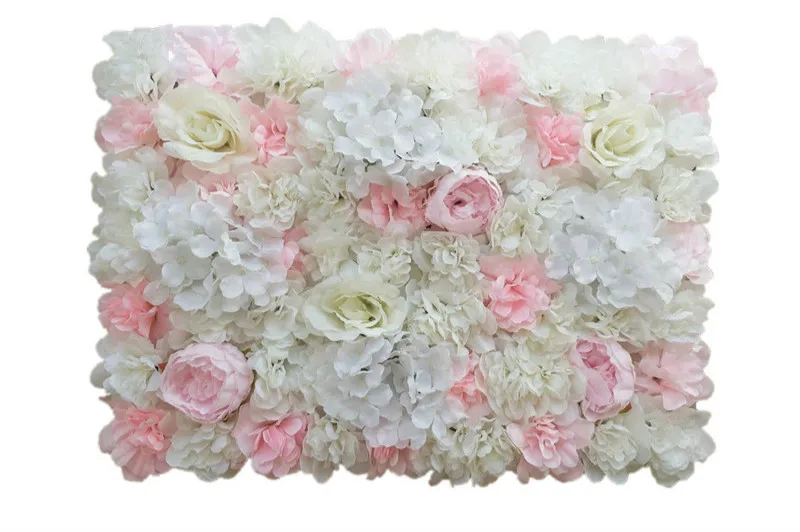40x60cm Silk Rose Flower Champagne Artificial Flower for Wedding Decoration Flower Wall Panels Romantic Wedding Backdrop Decor