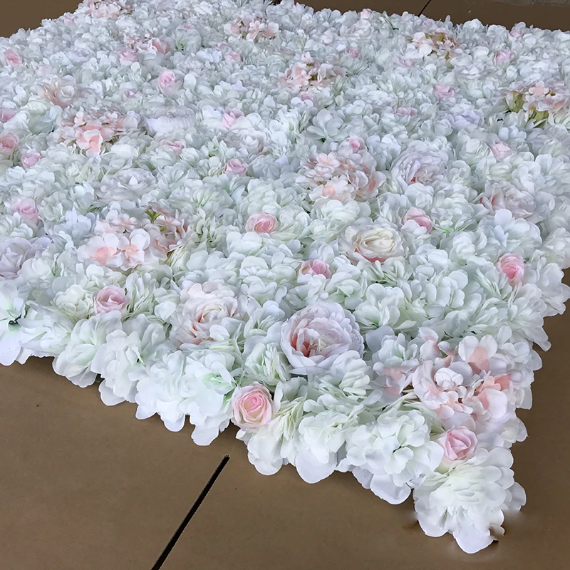 40x60cm Silk Rose Flower Champagne Artificial Flower for Wedding Decoration Flower Wall Panels Romantic Wedding Backdrop Decor