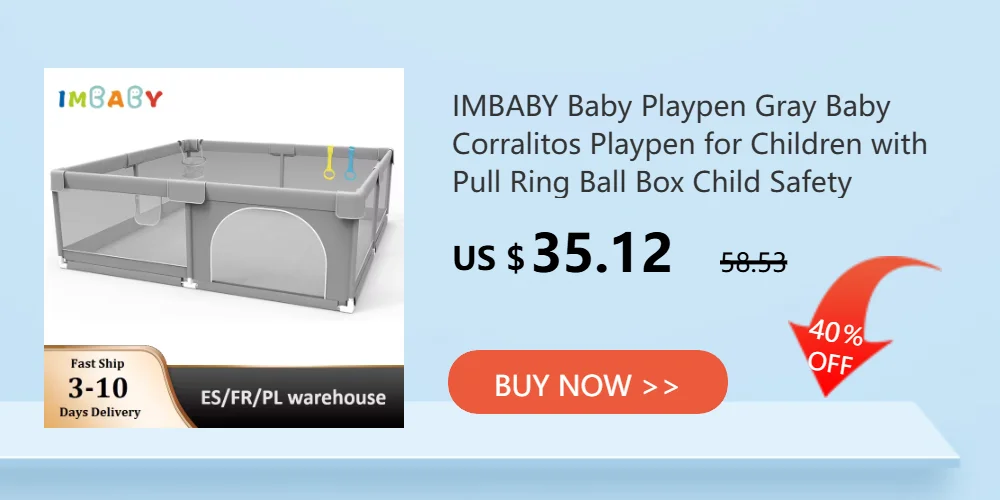 IMBABY Baby Playpen Safety Barrier Fence Larger Children's Playpens Kids Fence Dry Pool For Newborn Playground for Children
