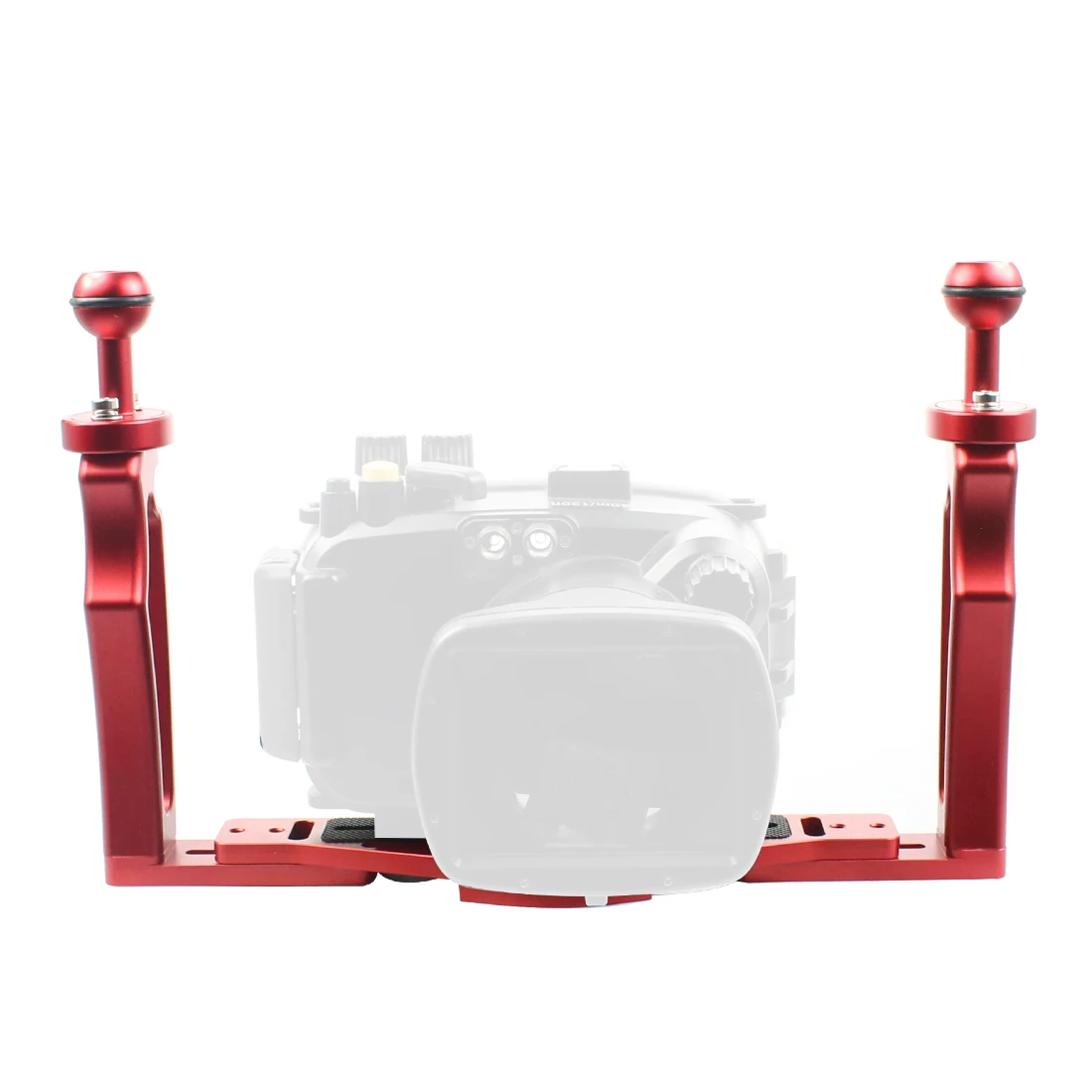 FEICHAO Dual Handle Aluminium Tray Stabilizer Rig for Underwater Camera Housing Case Diving Tray Mount for GoPro13 Action Camera
