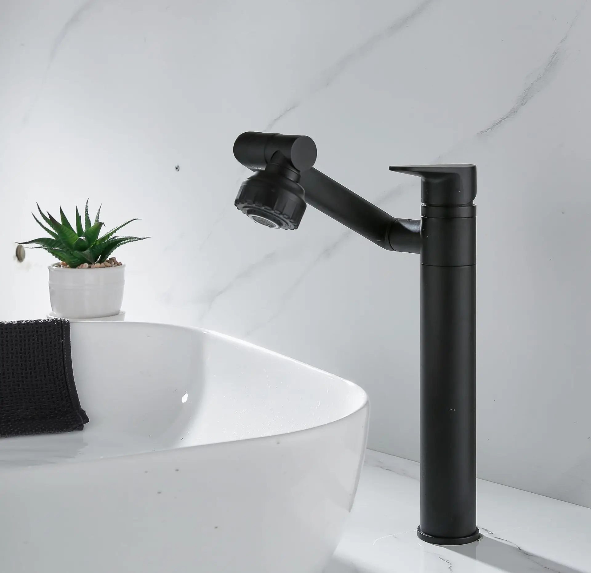 1080 Degree Basin Faucet Kitchen Sink Faucet Bathroom Faucet Mixer Aerator 2 In 1 Black Tap Heated Faucet Gourmet Mixer Tapware