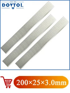 306x8x2.0mm Planer Blades Knives HSS Replacement for Makita 2012 and 2012NB Thickness Planer Heat Treated Double edge