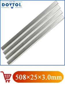 306x8x2.0mm Planer Blades Knives HSS Replacement for Makita 2012 and 2012NB Thickness Planer Heat Treated Double edge
