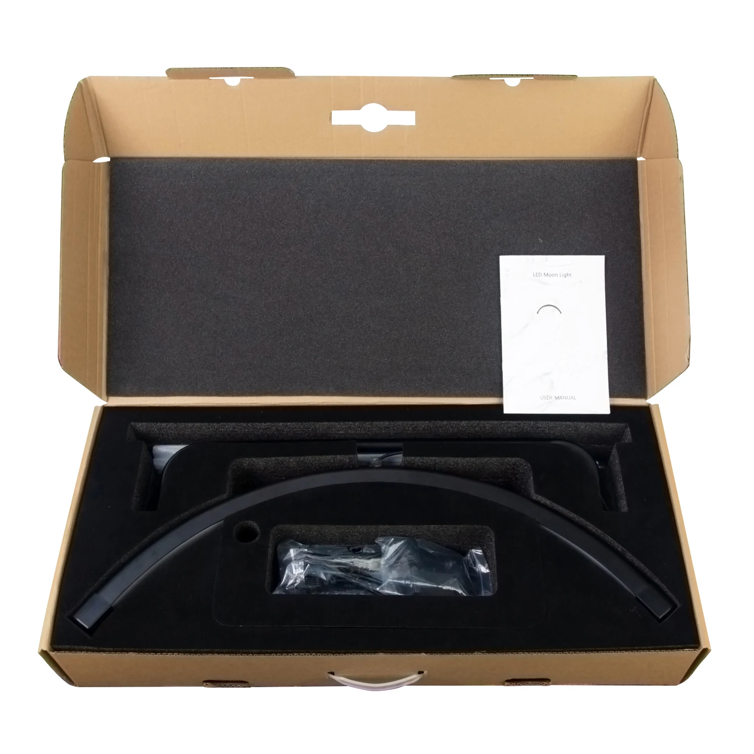 Fosoto FT-Y8II 28 Inch Led Lash Light Half-Moon Shaped Light Led Video Light With Floor Tripod For Tattoo Beauty Salon Eyelash