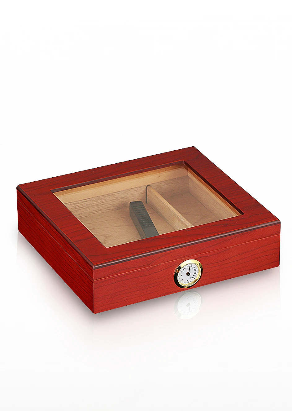 Charuto Cedar Wood Travel Humidor Puro Box Cigar Case W/ Hygrometer Humidifier Cigar Humidor Box For Cigars