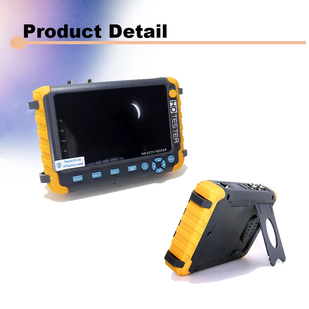 Upgraded IV8W IV8C 5 Inch CCTV Tester Monitor 8MP TVI AHD CVI CVBS Security Camera Tester Support PTZ Audio VGA HDMI Input
