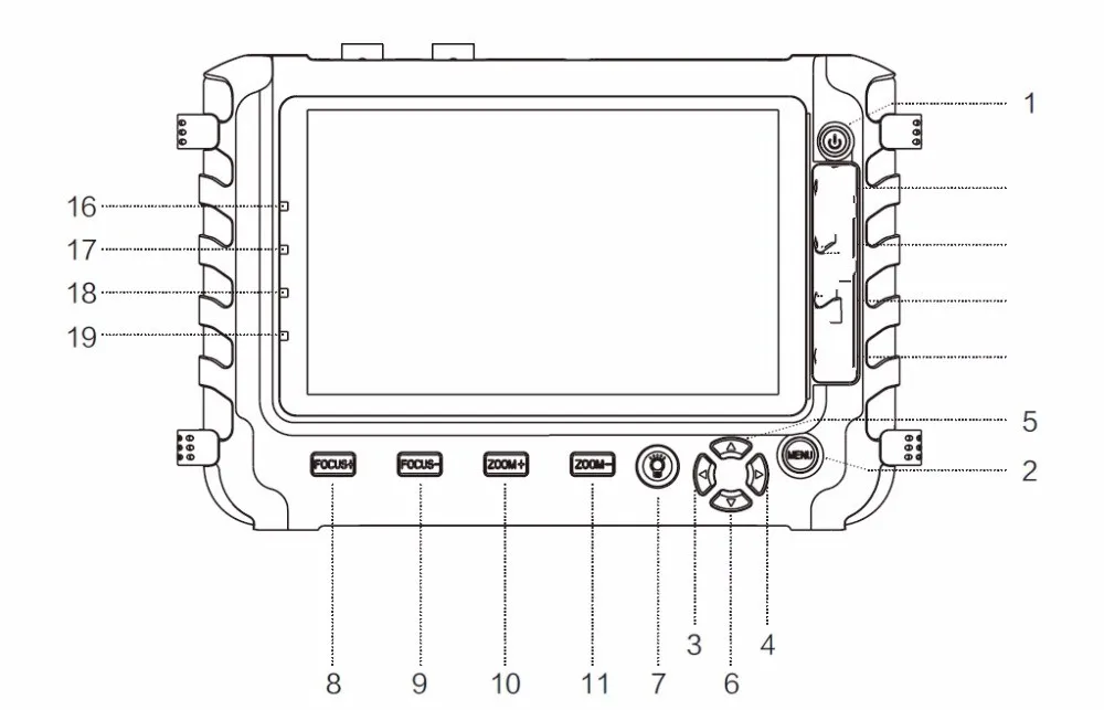 Upgraded IV8W IV8C 5 Inch CCTV Tester Monitor 8MP TVI AHD CVI CVBS Security Camera Tester Support PTZ Audio VGA HDMI Input