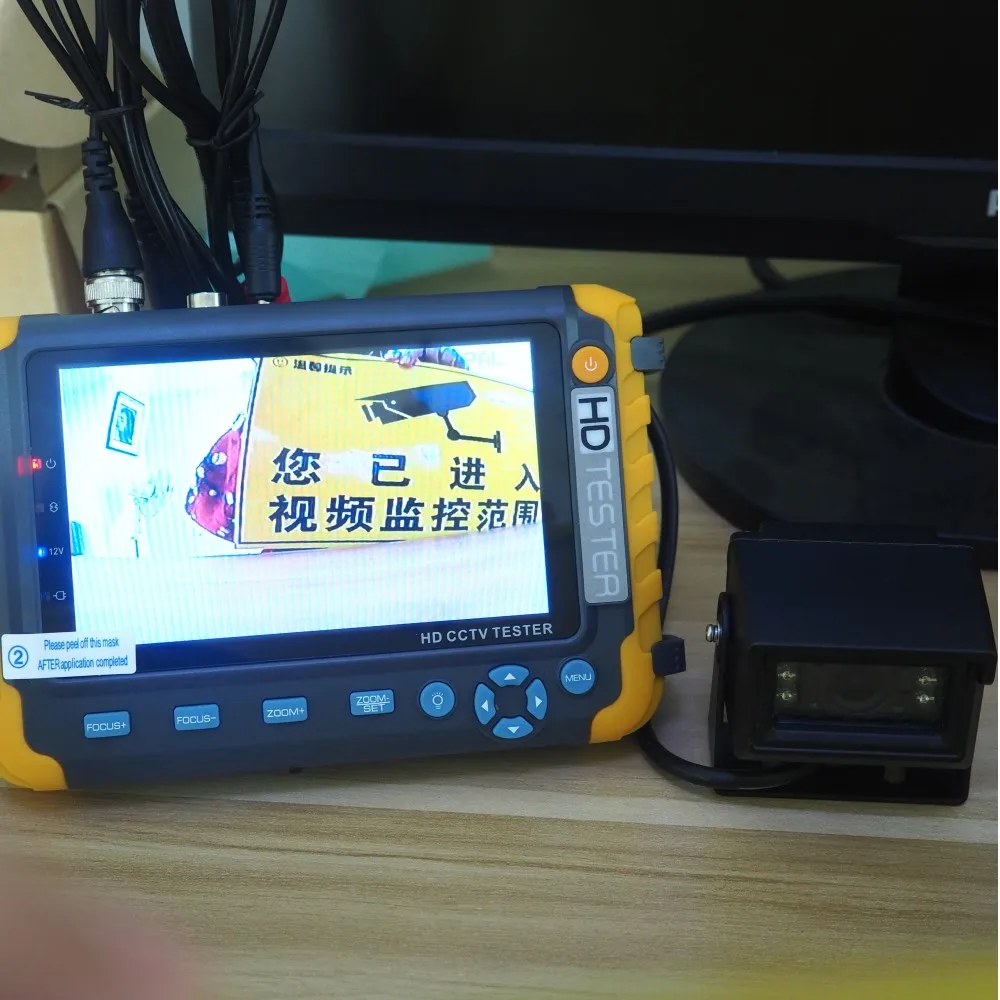 Upgraded IV8W IV8C 5 Inch CCTV Tester Monitor 8MP TVI AHD CVI CVBS Security Camera Tester Support PTZ Audio VGA HDMI Input