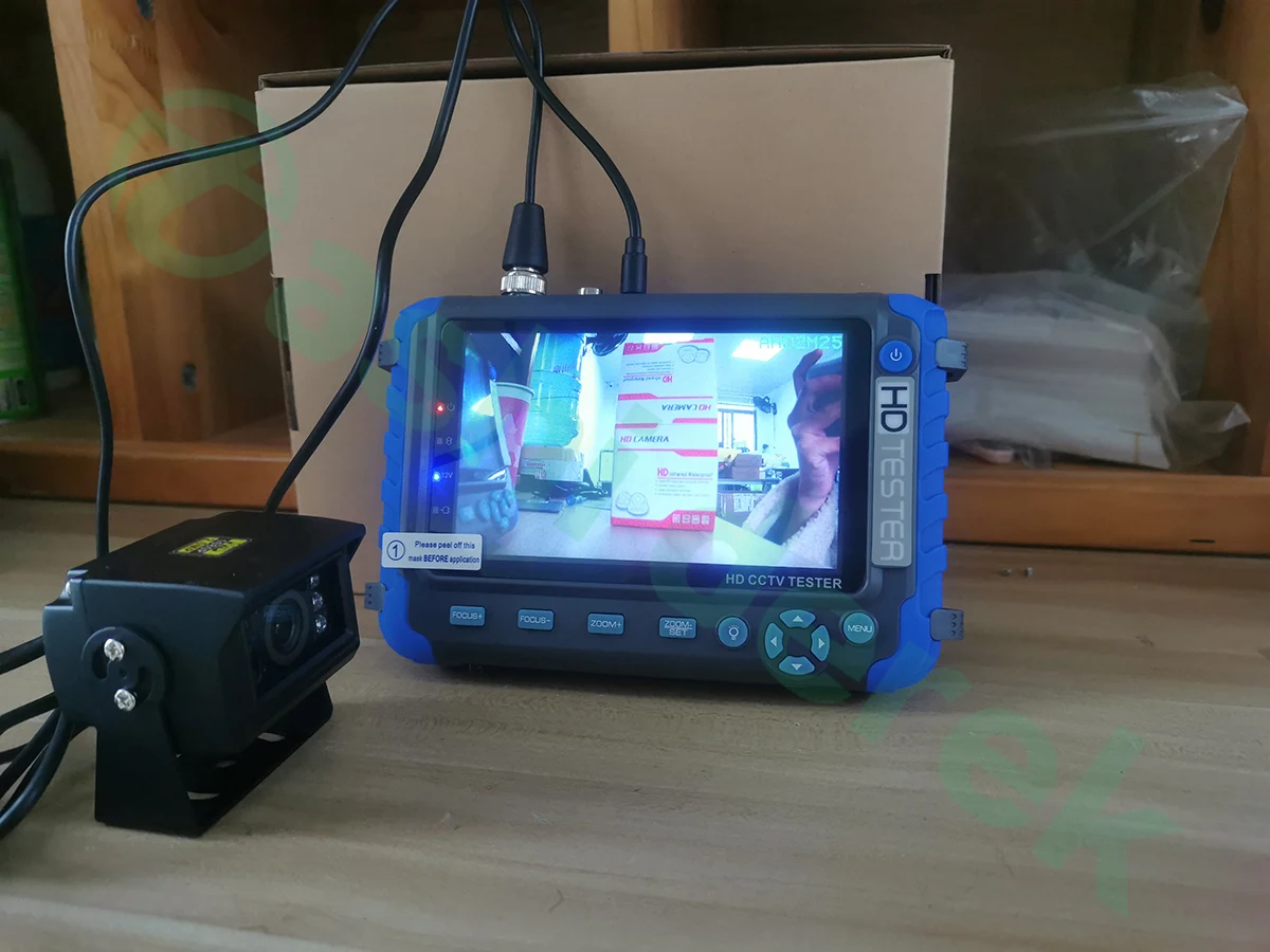Upgraded IV8W IV8C 5 Inch CCTV Tester Monitor 8MP TVI AHD CVI CVBS Security Camera Tester Support PTZ Audio VGA HDMI Input