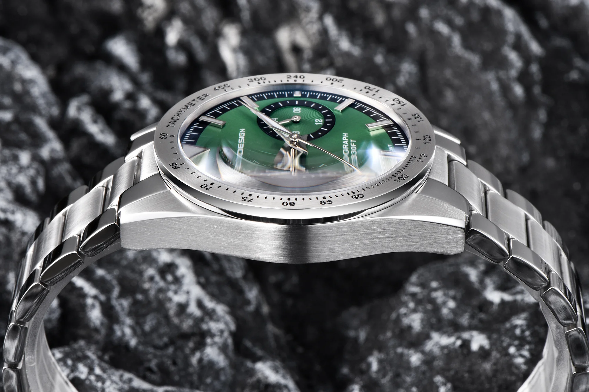 2026 New PAGANI DESIGN Retro Wide Arrow Watches Luxury Quartz Watch For Men Sport Speed Chronograph VK64 Movt AR Sapphire Glass