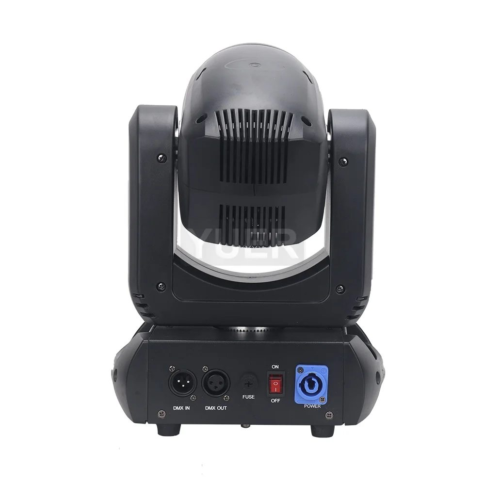 YUER NEW Mini 150W LED Moving Head Light Beam Spot 18 Rotating Prisms Dj Dmx Stage Light Effect Light Disco Dj Bar Wedding Club