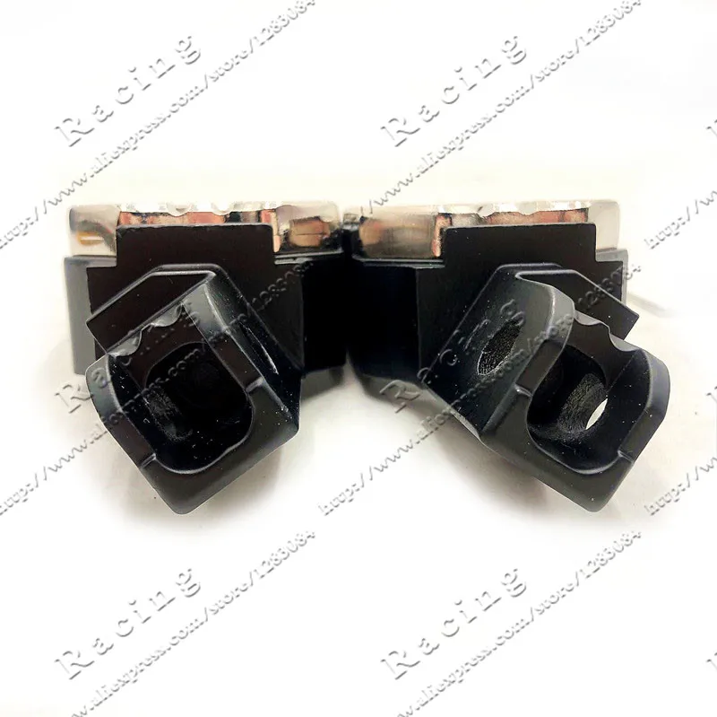 1 Pair Universal 8mm Metal Motorcycle Foot Pegs Pedals Footrests With Spring for Dirt Pit Bike