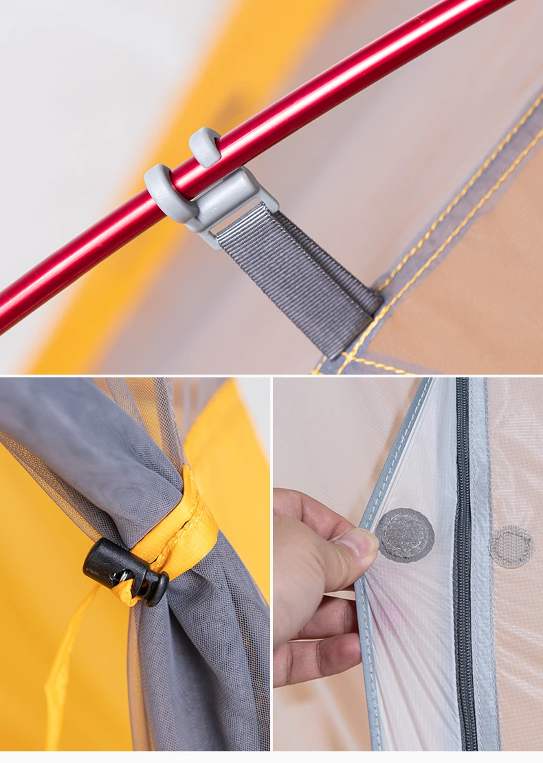 Naturehike Cloud Up 2 People Tent Ultralight 20D Camping Tent Waterproof Outdoor Hiking Travel Backpacking Cycling Fishing Tents