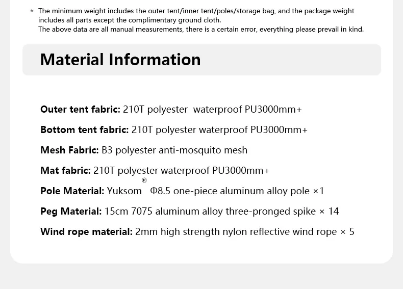 Naturehike Cloud Up 2 People Tent Ultralight 20D Camping Tent Waterproof Outdoor Hiking Travel Backpacking Cycling Fishing Tents