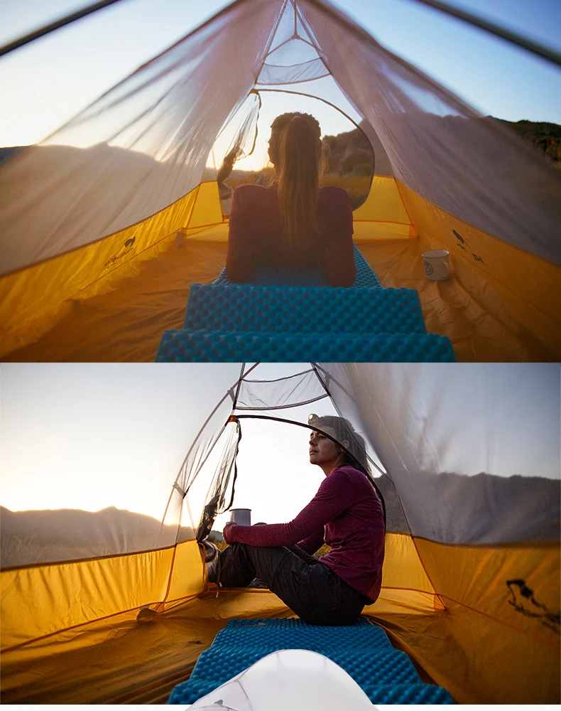 Naturehike Cloud Up 2 People Tent Ultralight 20D Camping Tent Waterproof Outdoor Hiking Travel Backpacking Cycling Fishing Tents