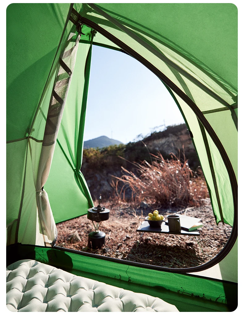 Naturehike Cloud Up 2 People Tent Ultralight 20D Camping Tent Waterproof Outdoor Hiking Travel Backpacking Cycling Fishing Tents